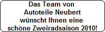 Wir wnschen Ihnen eine schne Zweiradsaison!